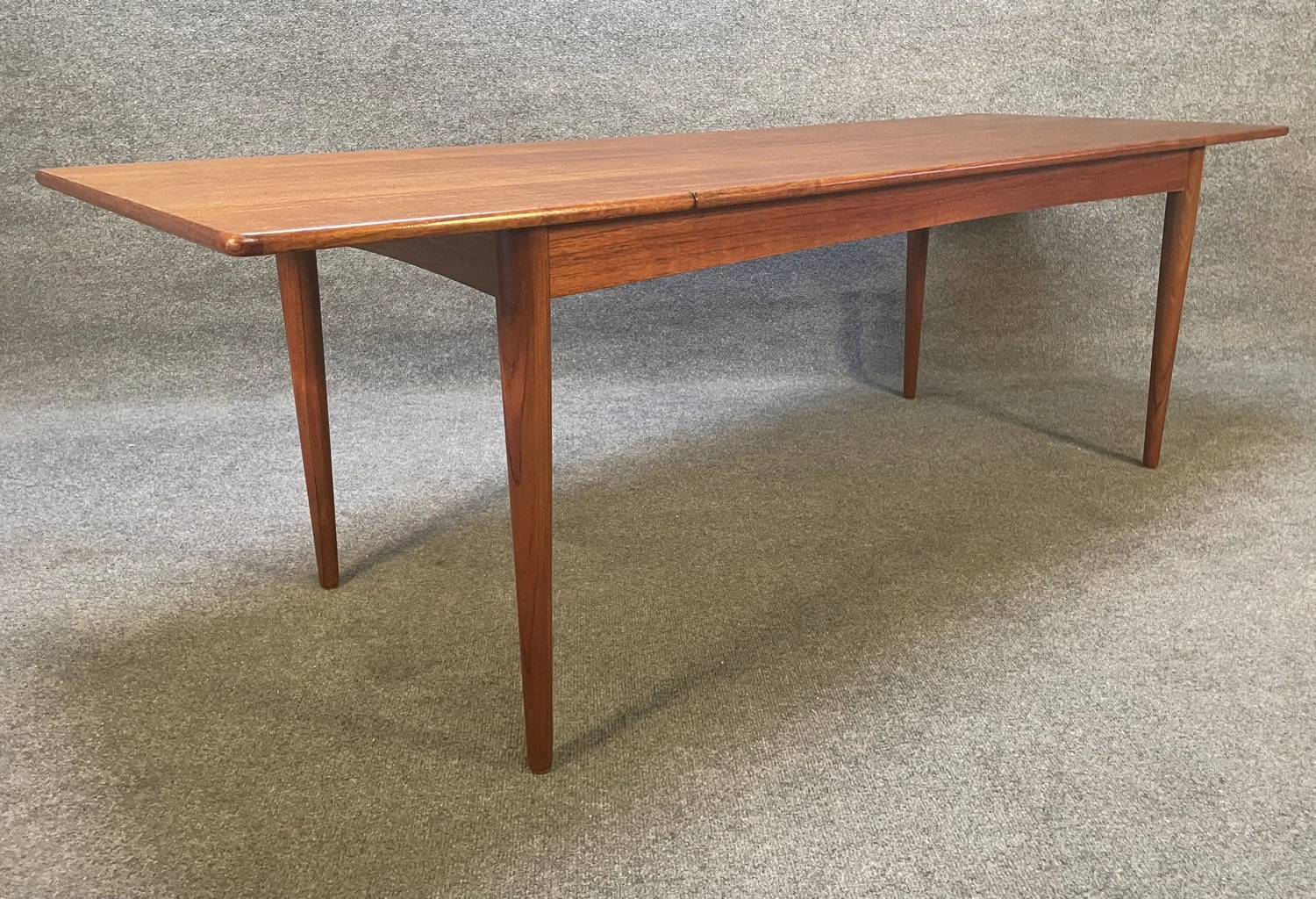 Vintage Danish Mid Century Modern Teak Drop Leaf Coffee